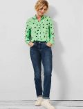 Pantalone jeans curvy Cecil - blu - 1