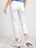 Pantalone jeans curvy Cecil - bianco - 4