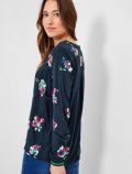 Maglia manica lunga curvy Cecil - deep blue - 3