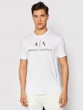 T-shirt manica corta Armani Exchange - bianco - 0