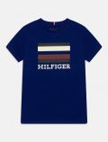 T-shirt manica corta Tommy Hilfigher - bluette - 0