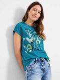 T-shirt manica corta Cecil - blu - 0