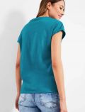 T-shirt manica corta Cecil - blu - 2