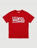 T-shirt manica corta Diesel - rosso - 0