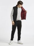 Gilet Over-d - nero bordeaux - 3