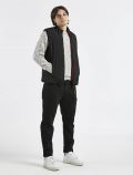 Gilet Over-d - nero bordeaux - 4