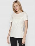 T-shirt manica corta sportiva Guess - bianco - 0
