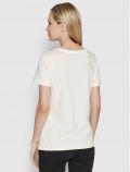 T-shirt manica corta sportiva Guess - bianco - 3