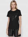 T-shirt manica corta sportiva Guess - black - 0