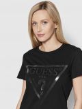 T-shirt manica corta sportiva Guess - black - 1
