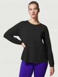 Maglia manica lunga curvy Persona - nero - 0