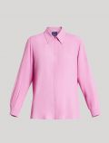 Camicia manica lunga curvy Persona - rosa - 4