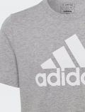 T-shirt manica corta sportiva Adidas - grigio - 2