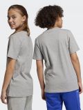 T-shirt manica corta sportiva Adidas - grigio - 3