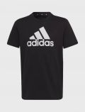 T-shirt manica corta sportiva Adidas - black - 0