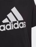 T-shirt manica corta sportiva Adidas - black - 1