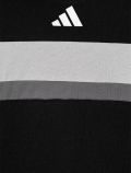 T-shirt manica corta sportiva Adidas - nero bianco - 2
