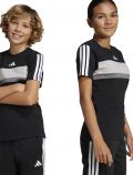 T-shirt manica corta sportiva Adidas - nero bianco - 4