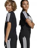 T-shirt manica corta sportiva Adidas - nero bianco - 5