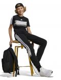 T-shirt manica corta sportiva Adidas - nero bianco - 6
