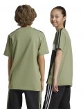 T-shirt manica corta sportiva Adidas - nero verde - 2