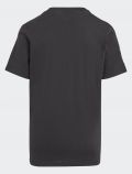 T-shirt manica corta sportiva Adidas - black - 3