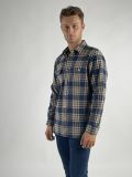 Camicia manica lunga flanella Levi's - blu beige - 0