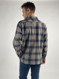 Camicia manica lunga flanella Levi's - blu beige - 3