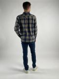 Camicia manica lunga flanella Levi's - blu beige - 4