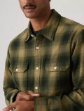 Camicia manica lunga flanella Levi's - verde militare - 1