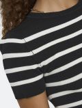 Maglia manica corta Jdy - nero bianco - 1