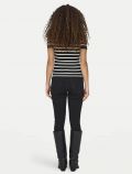Maglia manica corta Jdy - nero bianco - 4
