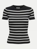 Maglia manica corta Jdy - nero bianco - 5
