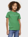 T-shirt manica corta Tommy Hilfiger - verde - 0