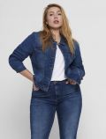 Giubbino in jeans Carmakoma - medium blue denim - 0