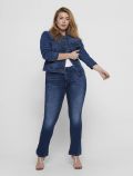 Giubbino in jeans Carmakoma - medium blue denim - 2