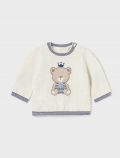 Pullover manica lunga Newborn - milk - 1