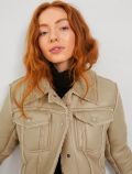 Giubbino ecopelle Jjxx - beige - 1