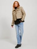 Giubbino ecopelle Jjxx - beige - 2