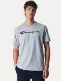 T-shirt manica corta sportiva Champion - grigio chiaro - 0