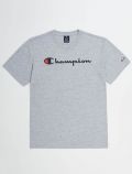 T-shirt manica corta sportiva Champion - grigio chiaro - 4