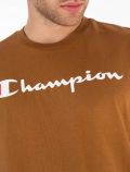 T-shirt manica corta sportiva Champion - marrone chiaro - 1