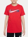 T-shirt manica corta sportiva Nike - rosso - 0