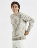 Maglia manica lunga Over-d - beige - 0