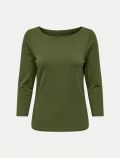 Maglia manica lunga curvy Carmakoma - winter moss - 0