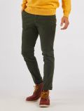 Pantalone casual B Settecento - verde militare - 0