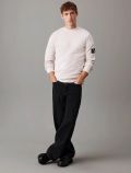 Maglia manica lunga casual Calvin Klein - bianco - 2