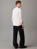 Maglia manica lunga casual Calvin Klein - bianco - 3