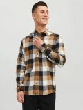 Camicia manica lunga casual Jack & Jones - marrone chiaro - 0