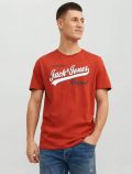 T-shirt manica corta Jack & Jones - rosso - 0